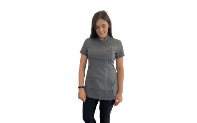 Simon Jersey Grey One Button Tunic
