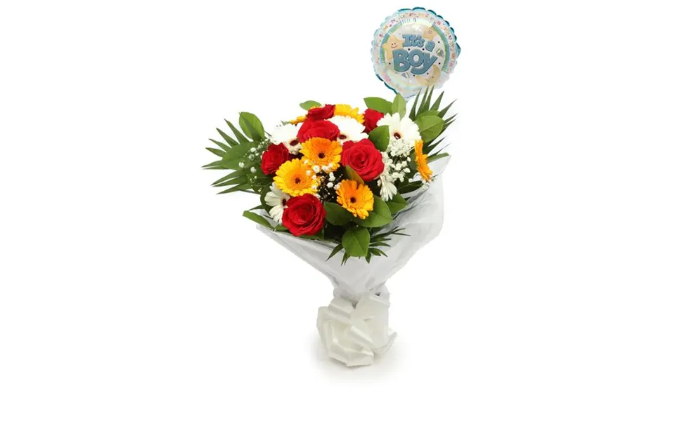 Its A Boy Balloon & Celebration Bouquet
