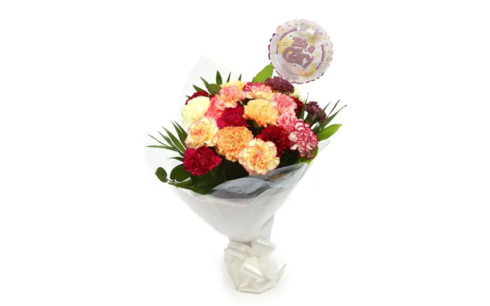 Its A Girl Balloon & Candy Floss Bouquet
