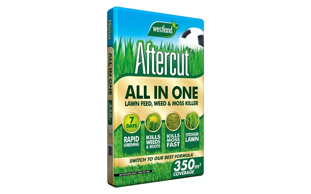 Aftercut Aio Bag 350m2 Lawn Feed Weed Moss Killer