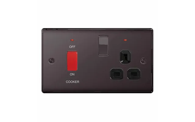 Bg Nexus Cooker Control Unit With Neon Black Nickel