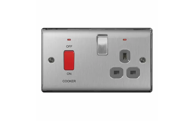 Bg Nexus Cooker Control Unit With Neon Brushed Steel