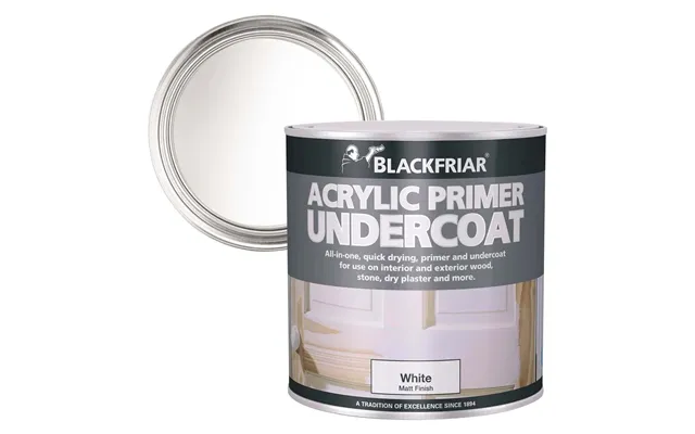 Blackfriar Primer Undercoat Acrylic White 500ml
