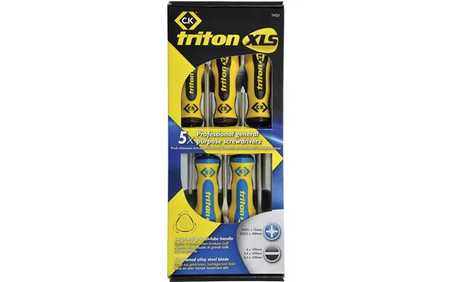 Ck Triton Xls 5pc Set Slotted And Pozi Screwdrivers