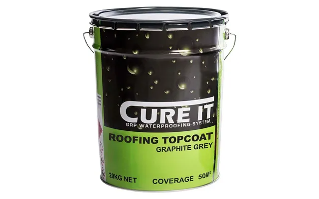Cure It Top Coat 20kg. Graphite Grey .