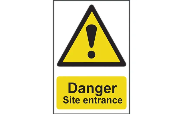 Danger Site Entrance Sign 400 X 600mm