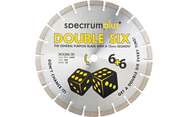 Double 6 Plus General Purpose Diamond Blade Dcx-230 22