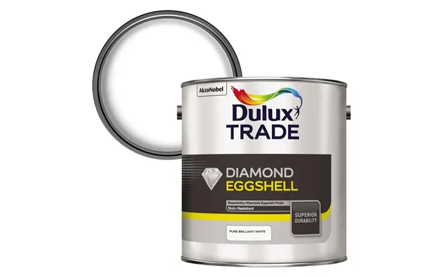 Dulux Trade Diamond Eggshell White 2.5l