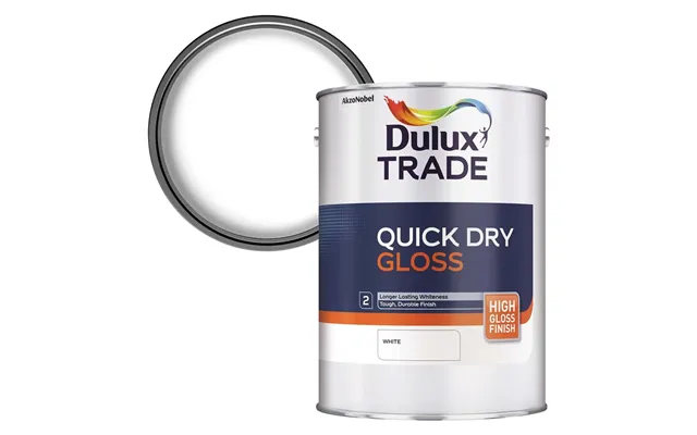 Dulux Trade Q Dry Gloss Brilliant White 2.5l