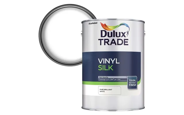 Dulux Trade Vinyl Silk Brilliant White 5l