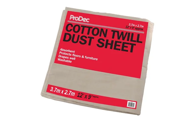 Dust Sheet Cotton Twill 12x9