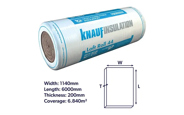 Earthwool 44 Loft Insulation 200mm 6.840m2