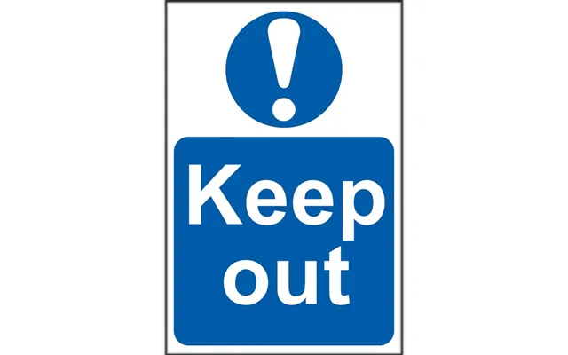 Keep Out Sign 400x600mm