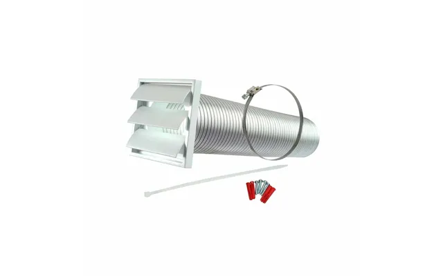 Manrose Cooker Hood Vent Kit 1m With Gravity Shutter 120mm