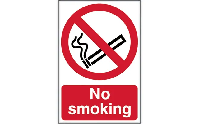 No Smoking Sign 400 X 600mm