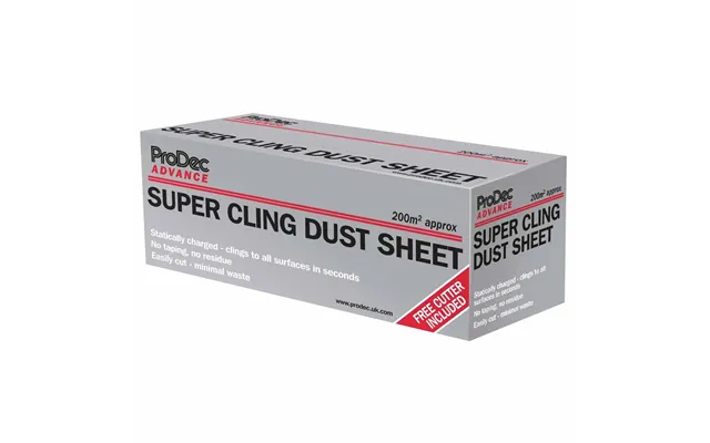 Prodec Advance Super Cling Dust Sheet 200sq.m