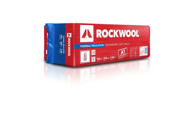 Rockwool Thermal Cavity Batt 1200 X 455 X 100mm Pk6 3.28m2