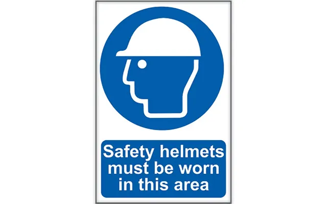 Safety Helmets Sign 400 X 600mm