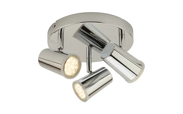 Spa Freya Triple Plate Round Light Chrome Ip44