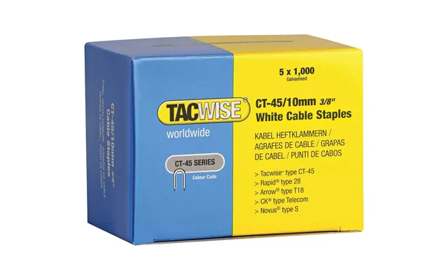 Tacwise Cable Staples 10mm Pk5000
