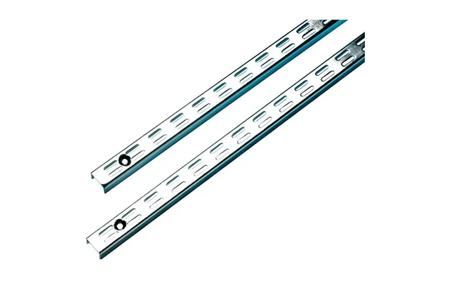 Twinslot Upright 1980mm Chrome