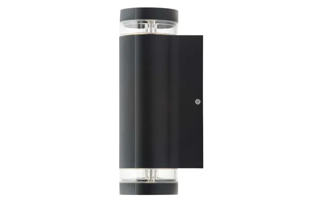 Zinc Helix Up And Down Wall Light Black Ip44