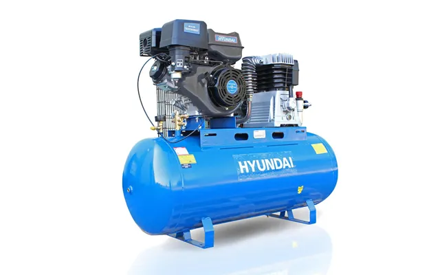 Hyundai 14hp 200l Petrol Belt Driven Air Compressor 29cfm 145psi