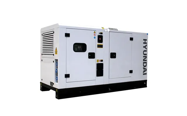 Hyundai 35kw 45kva Three Phase 400v 230v Diesel Generator - 1500rpm Water-cooled Slow Runnning Genset,silenced Canopy