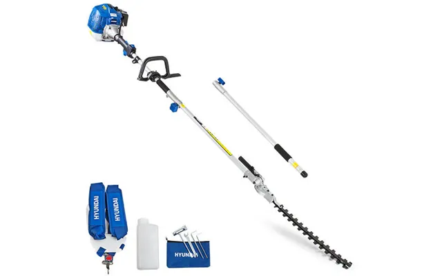 Hyundai 52cc 425mm Long Reach Petrol Pole Hedge Trimmer Pruner 2-stroke