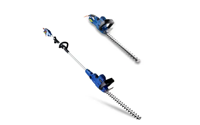 Hyundai 550w 440mm 2-in-1 Corded Electric Pole Hedge Trimmer And Pruner Convertible