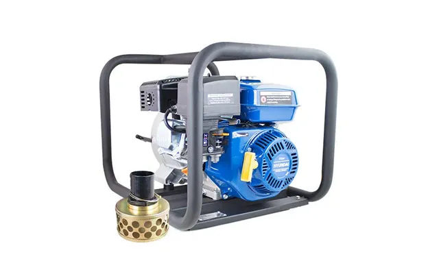 Hyundai 75mm 3 Petrol Trash Water Pump - 25m Total Head