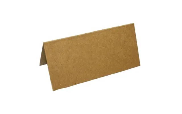 100 Recycled Kraft Blank Table Name Place Cards - Ideal For Parties Or Wedding's