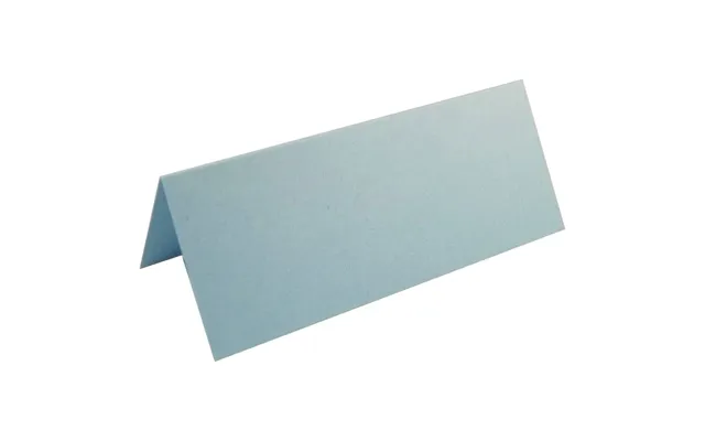 100 X Light Blue Blank Table Name Place Cards For Weddings & Parties