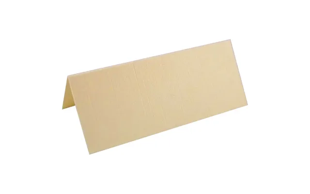 100 X Linen Cream Blank Table Name Place Cards For Weddings & Parties