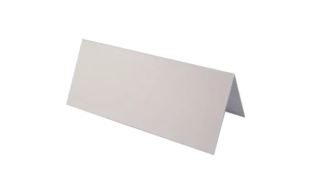 100 X Smooth White Blank Table Name Place Cards For Weddings & Parties