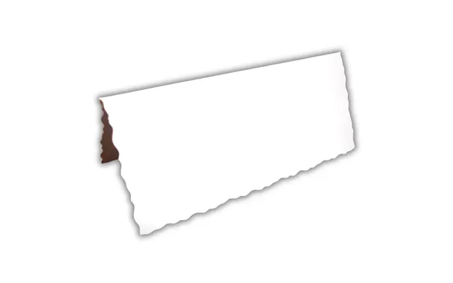 100 X White Deckle Edge Wedding Place Name Card Settings - Party Place Cards Ec