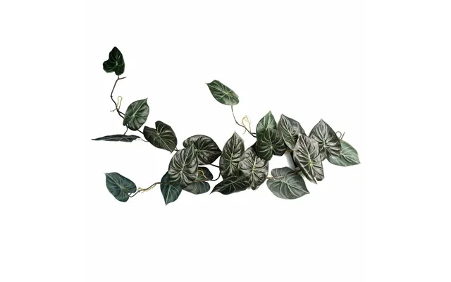 120cm Artificial Trailing Hanging Plant Realistic Alocasia Dragon Scale Dark