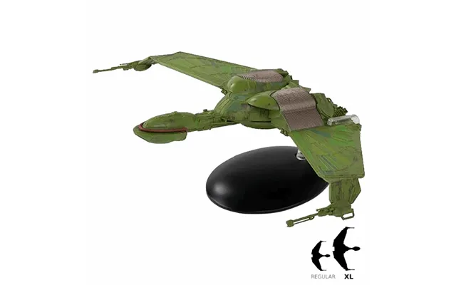 13 Klingon Bird-of-prey B'rel-class Xl Edition Diecast Model Ship Eaglemoss Star Trek