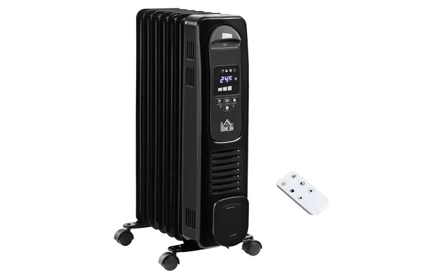 1500w Electric Oil Filled Radiator With Led Display - Portable Heater For Efficient Heating product image