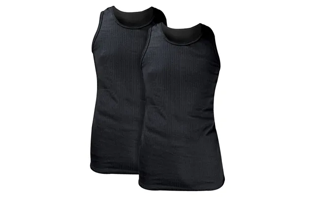 2 Pack Mens Sleeveless Thermal Top For Winter - M Charcoal