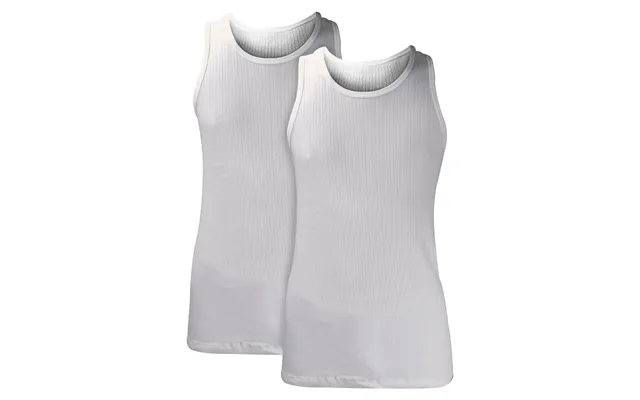 2 Pack Mens Sleeveless Thermal Top For Winter - Xl White