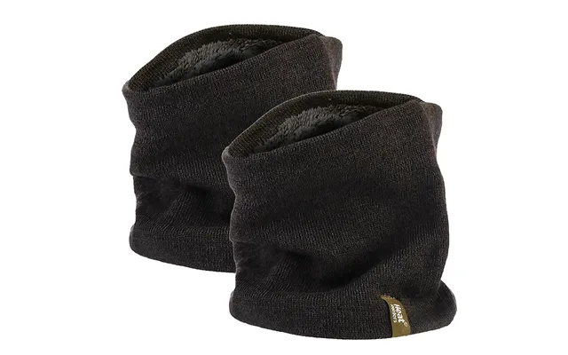 2 Pack Mens Thermal Winter Neck Warmer - One Size Khaki Green
