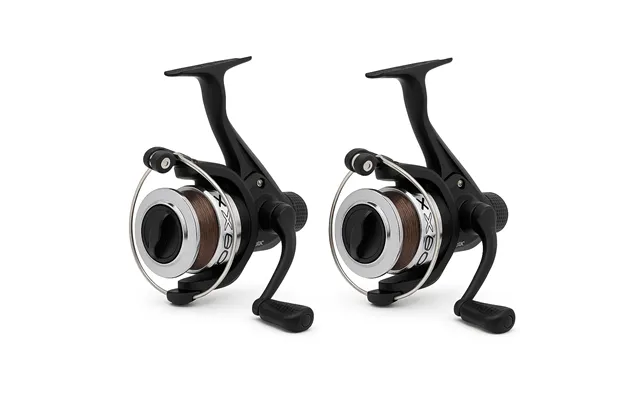 2 X Angling Pursuits Max 60 - 2bb Carp Runner Reel With 10lb Line