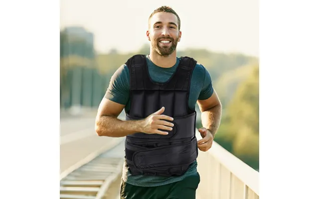 20kg Adjustable Weight Vest For Running, Gym Training & Weight Loss - High Quality Homcom