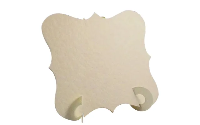 24 X Hammered Ivory Elegant Place Cards - Perfect For Stylish Weddings & Parties