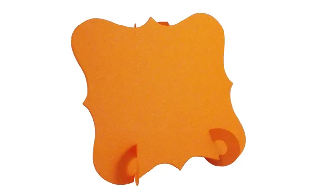 24 X Orange Elegant Place Cards - Perfect For Stylish Weddings & Parties