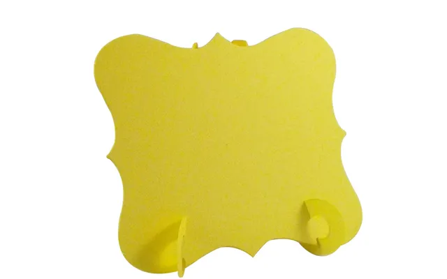 24 X Yellow Elegant Place Cards - Perfect For Stylish Weddings & Parties
