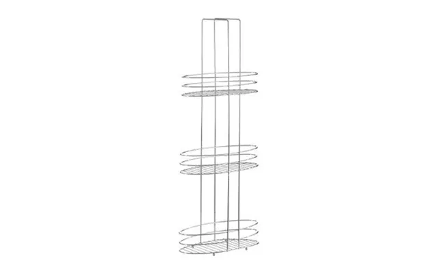 3 Tier Chrome Bathroom Organiser Dara