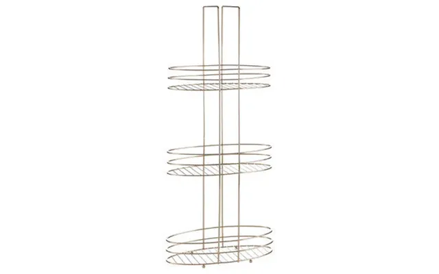 3 Tier Gold Plated Storage Rack Dara
