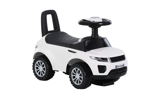 3-in-1 Ride On Car Foot To Floor Slider Toddler W Horn Steering White